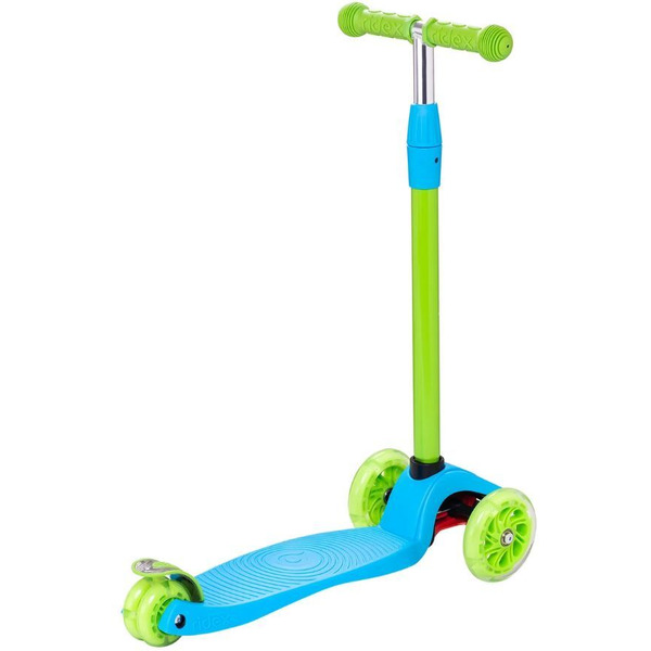 Самокат Ridex Snappy 3D (голубой/зеленый)