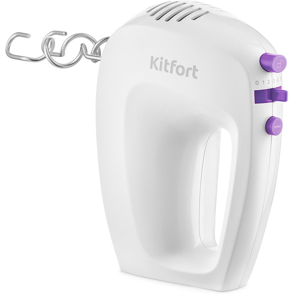 Миксер KITFORT KT-3071-1 (бело-фиолетовый)