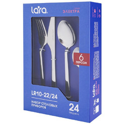 Набор столовых приборов LARA ЭЛЕКТРА LR10-22/24