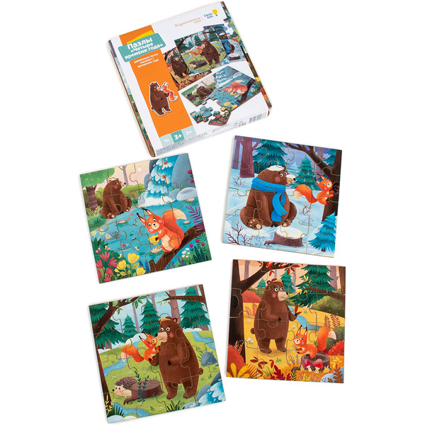 Пазл Genio Kids Четыре времени года PVG