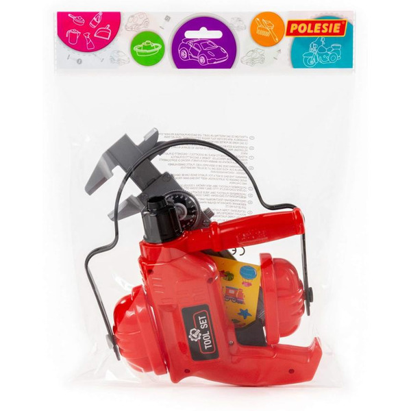 Набор инструментов игрушечных Полесье №23 91116 (дрель, наушники, штангенциркуль №2)