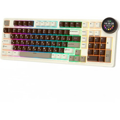 Клавиатура Royal Kludge N99 Mokko Grey (RK Violet)