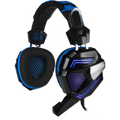 Игровая стереогарнитура Jet.A GHP-300 чёрно-синяя