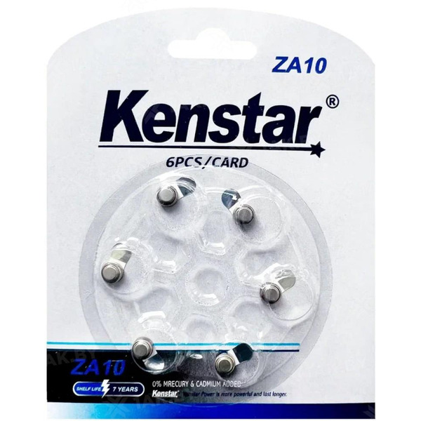 Батарейка KENSTAR Zinc Air KS-ZA10-BL6