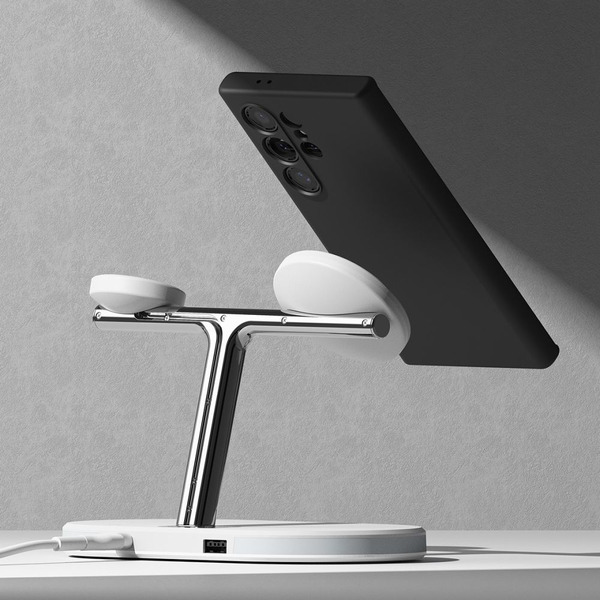 Чехол Ringke Silicone Magnetic Magsafe для Galaxy S24 Ultra (черный)