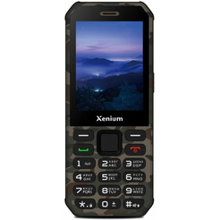 Сотовый телефон Xenium X300 зеленый камуфляж