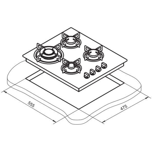 Варочная панель Darina 1T18 BGM341 11 AT