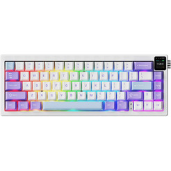 Клавиатура AJAZZ AK650 Flying Fish Switch (фиолетовый/белый/синий)