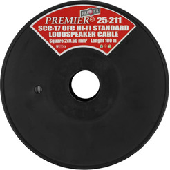 Кабель акустический Premier SCC-17 BC 25-211 100 (100м, прозрачный)