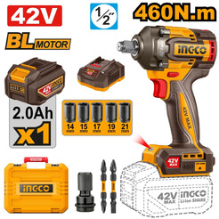 Аккумуляторный гайковёрт INGCO CIWLI42461