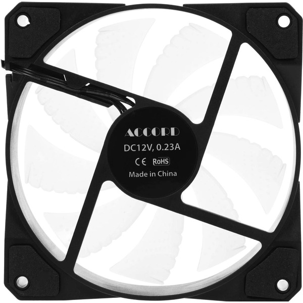 Вентилятор для корпуса Accord ACC-XF12 ARGB BLACK