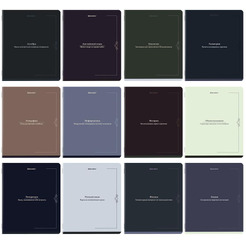 Тетради предметные BRAUBERG 405183 (КОМПЛЕКТ 12 ПРЕДМЕТОВ, 48л, SoftTouch)