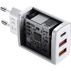 Сетевое зарядное Baseus Compact Quick Charger 2U+C 30W CCXJ-E02