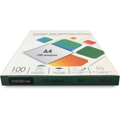 Пленка для ламинирования Гелеос A4 100 мкм LPA4-100