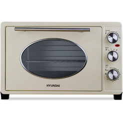 Мини-печь Hyundai MIO-HY084 (бежевый/хром)