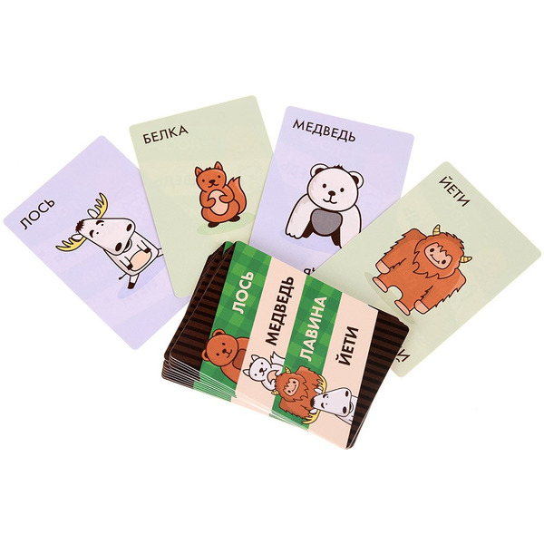 Настольная игра Мир Хобби Лось, медведь, лавина, йети 952783
