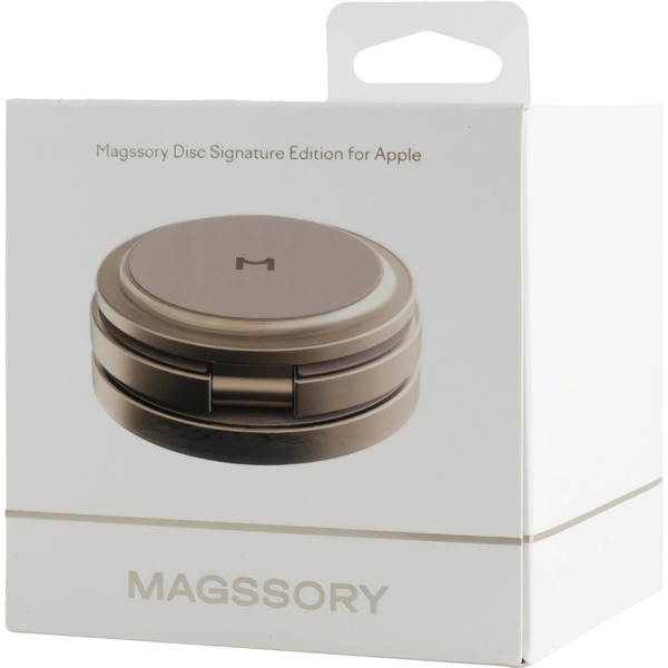 Беспроводное зарядное Magssory Disc Signature Edition 3 в 1 для Apple WCH033 (титановый)