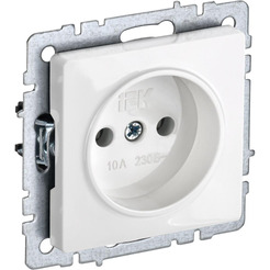 Розетка IEK Brite РС10-1-0-БрБ