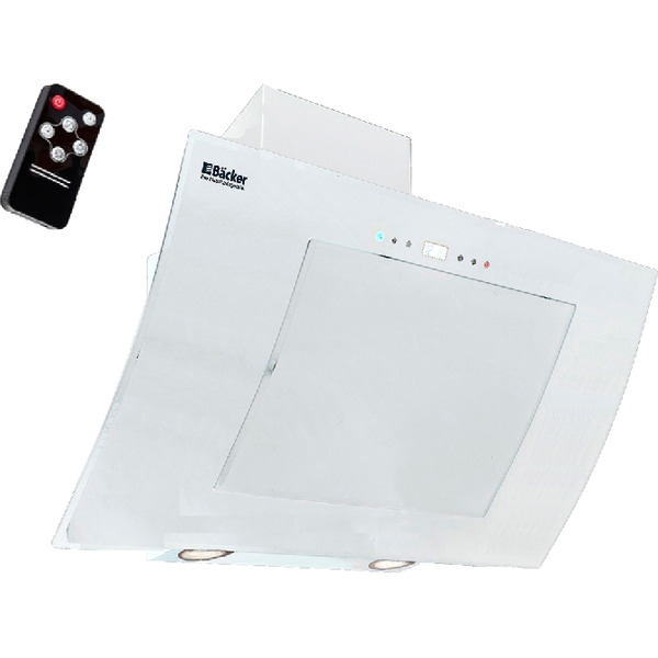 Воздухоочиститель для кухонь BACKER AH90E-TG8L200 White Glass