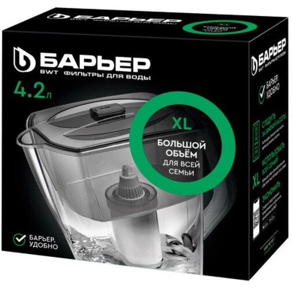 Фильтр для воды БАРЬЕР "Барьер-Гранд Neo" (антрацит)