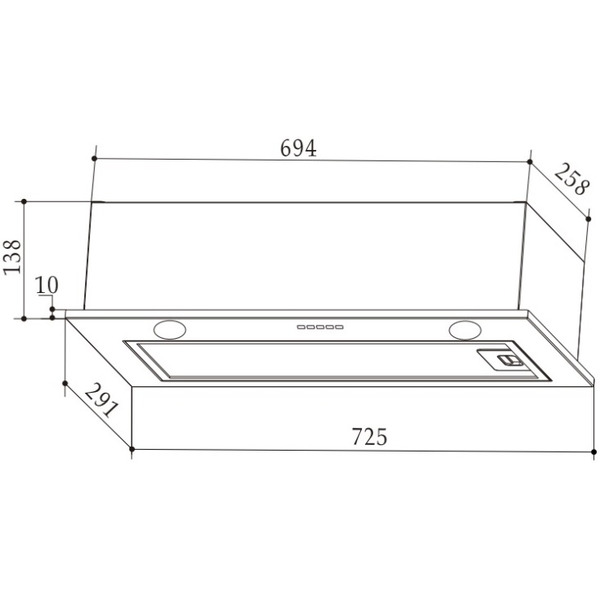 Вытяжка WEISSGAUFF FIONA90X
