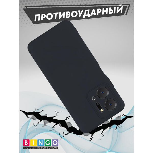Бампер BINGO Liquid TPU для HONOR X7a/X7a Plus Черный