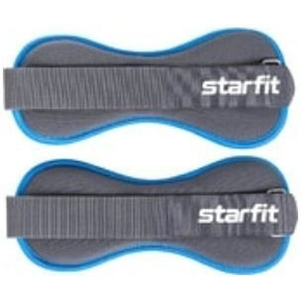 Утяжелители Starfit WT-501 (2кг, черный/синий)