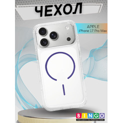 Бампер Bingo Thin Circle для APPLE iPhone 17 Pro Max Фиолетовый