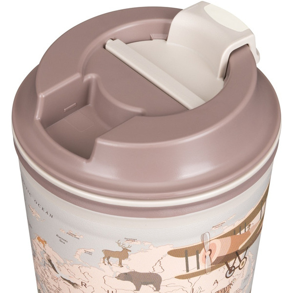 Термостакан Phibo Карта 0.35 л 433282234 (бежевый)