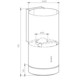 Кухонная вытяжка Schtoff O2 White