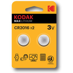 Батарейка литиевая Kodak CR2016-2BL 30417663-ru1