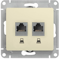 Розетка компьютерная Systeme Electric Glossa GSL000285KK