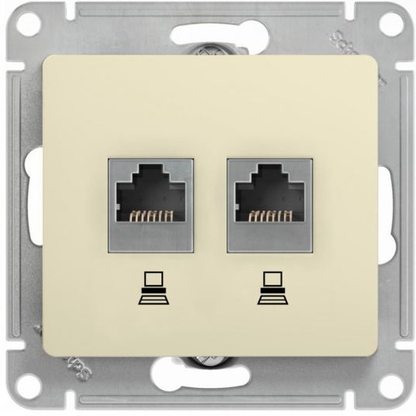 Розетка компьютерная Systeme Electric Glossa GSL000285KK