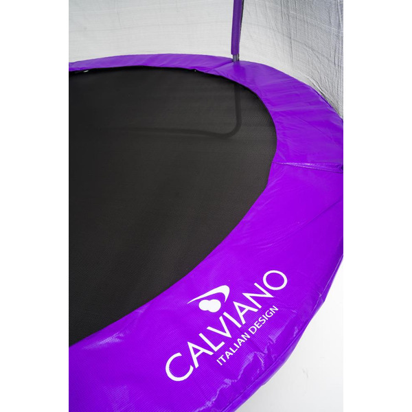 Батут Calviano 252 см - 8ft OUTSIDE master purple