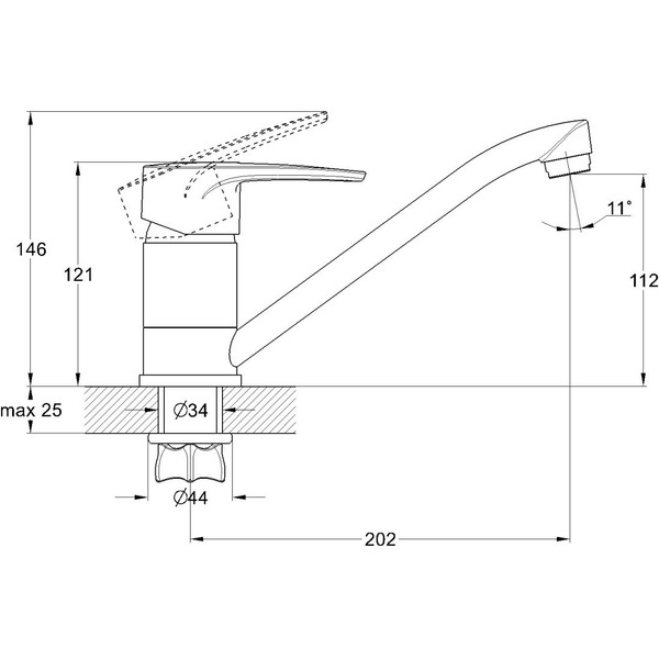 Смеситель Econoce EC0455