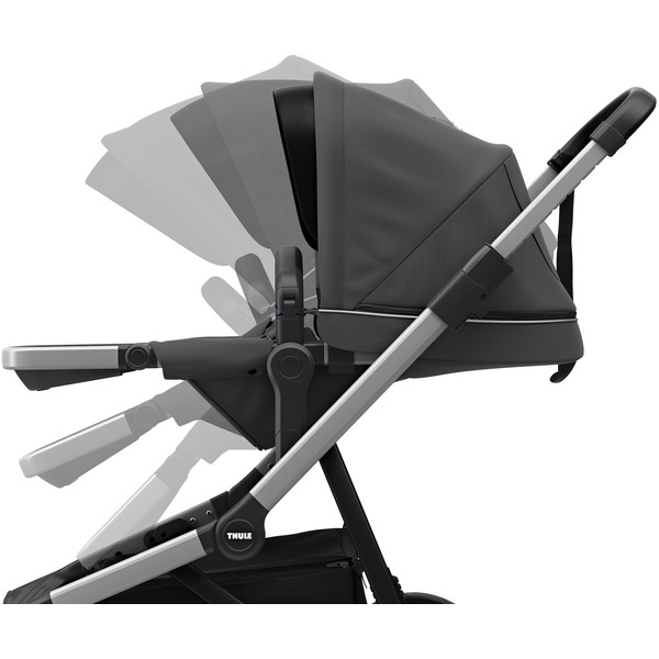 Коляска детская Thule Sleek + Bassinet 11000008 Shadow Gray