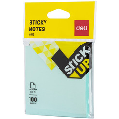 Блок для заметок с липким слоем DELI (А01302) 100 листов