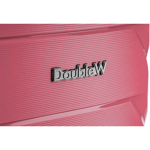 Чемодан на колесах DoubleW Zuna (L, розовый)