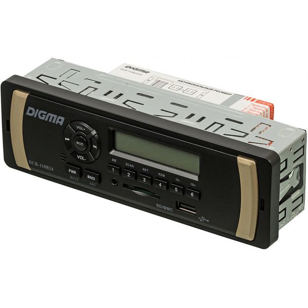 Автомагнитола Digma DCR-110B24