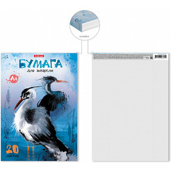 Альбом для акварели Erich Krause Juicy Fruits и Птицы жарких стран (2х20л)