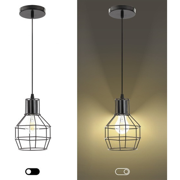 Светильник подвесной ЭРА PL11 BK Б0037458