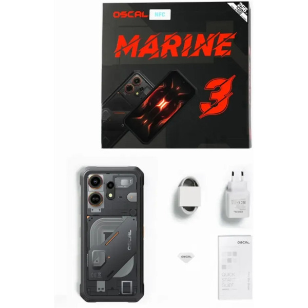 Смартфон Oscal Marine 3 8GB/256GB (черный)