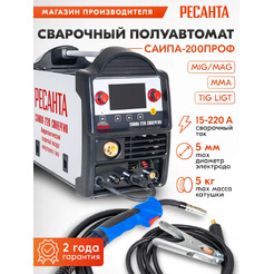 Сварочный инвертор Ресанта САИПА-220 Синергия (65/75)