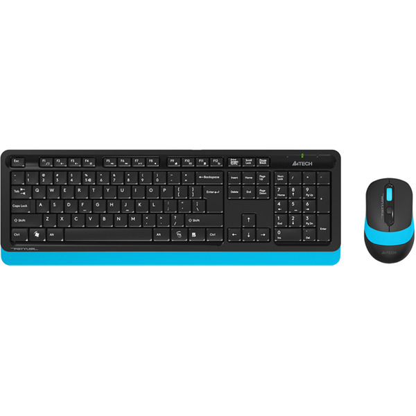 Клавиатура + мышь A4Tech Fstyler FG1010 (черный/синий)