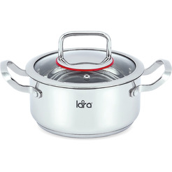 Кастрюля LARA Prima LR02-502 (нерж)