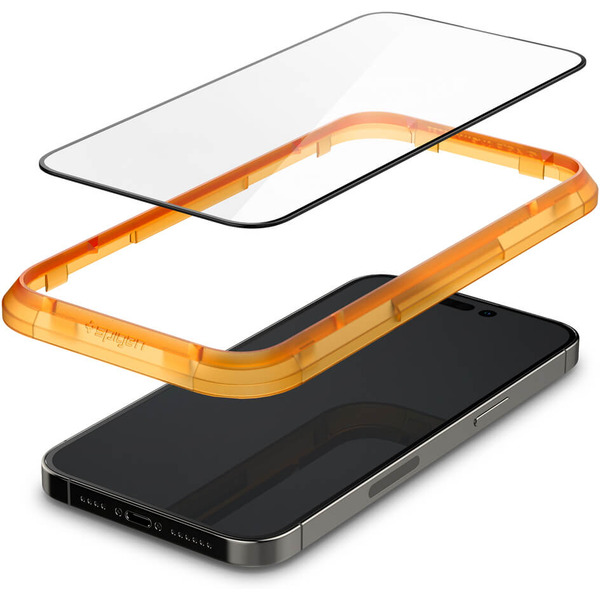 Защитное стекло Spigen ALM Glas FC для iPhone 14 Pro AGL05216 (2шт)