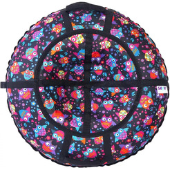 Тюбинг Hubster Люкс Pro S Совы Черные (100 см)