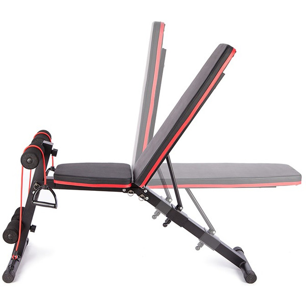 Скамья для пресса и гантелей AMETIST 115