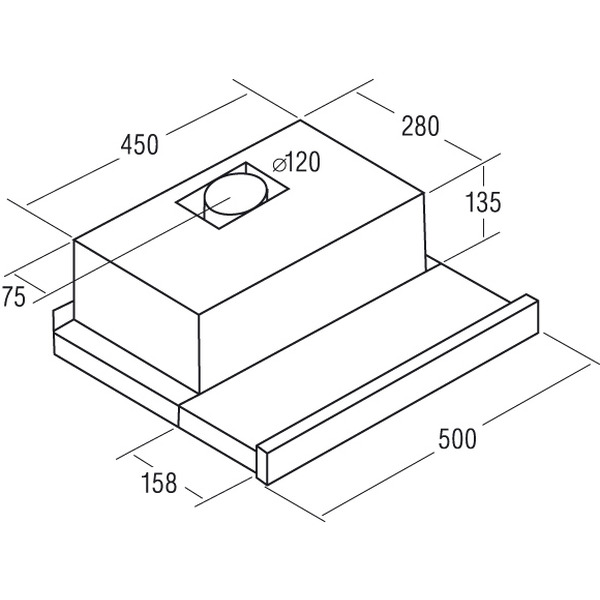 Кухонная вытяжка CATA TF-5250 (белый)