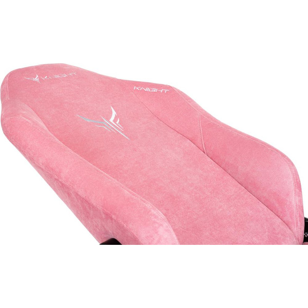Кресло игровое Knight N1 Fabric Velvet 36 (1626365) розовый